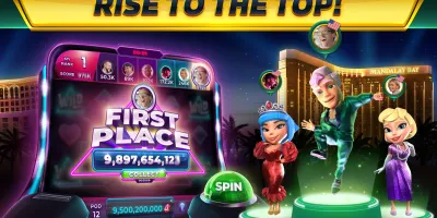 Vista de los juegos de slots y tragamonedas disponibles